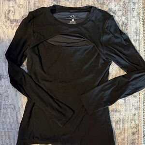 Klassy Network Black Long Sleeve Top